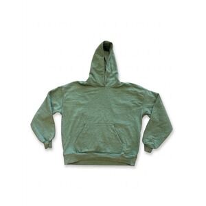 Gymshark Hoodie Mens Green Sz S Logo Heavy Cotton Blend Hooded Comfy Terry Gym